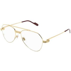 Cartier lunettes métalliques or tournai opticien belgique